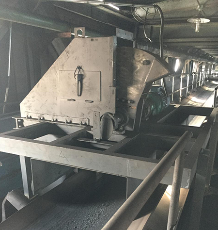 熱電廠入爐煤采樣機(jī)現(xiàn)場(chǎng)